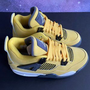 Size 4GS Air Jordan 4 Retro Lightning PN 408452-700